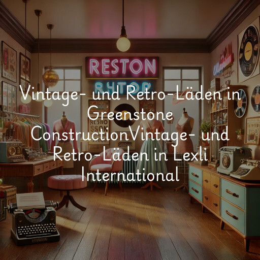 Vintage- und Retro-Läden in