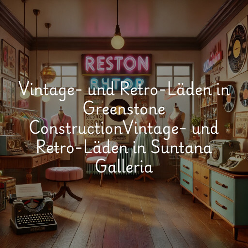 Vintage- und Retro-Läden in