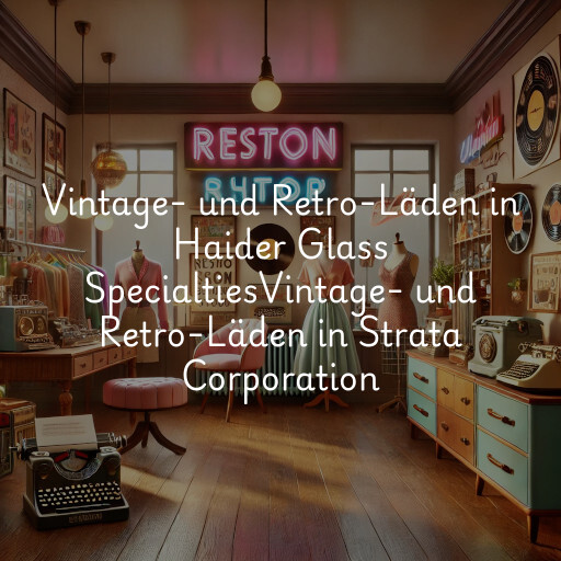 Vintage- und Retro-Läden in