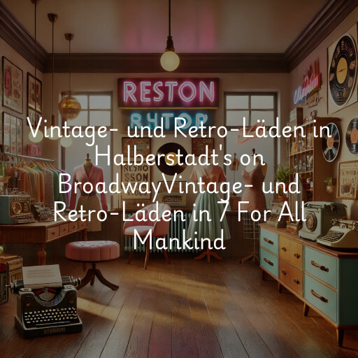 Vintage- und Retro-Läden in