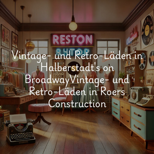 Vintage- und Retro-Läden in