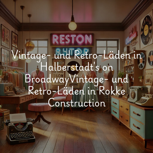 Vintage- und Retro-Läden in