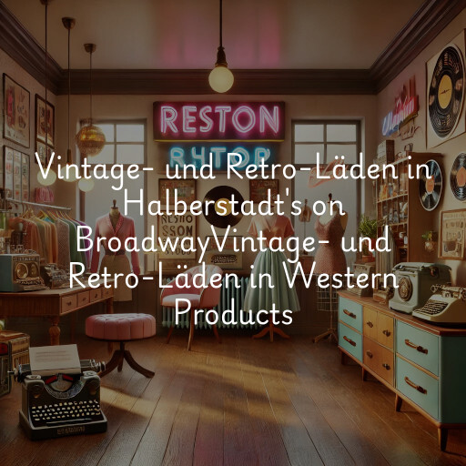 Vintage- und Retro-Läden in