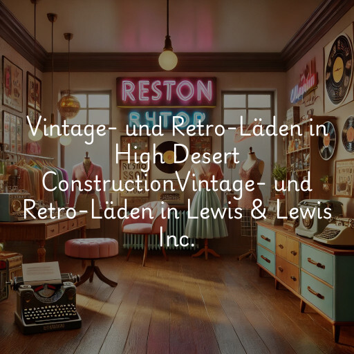 Vintage- und Retro-Läden in