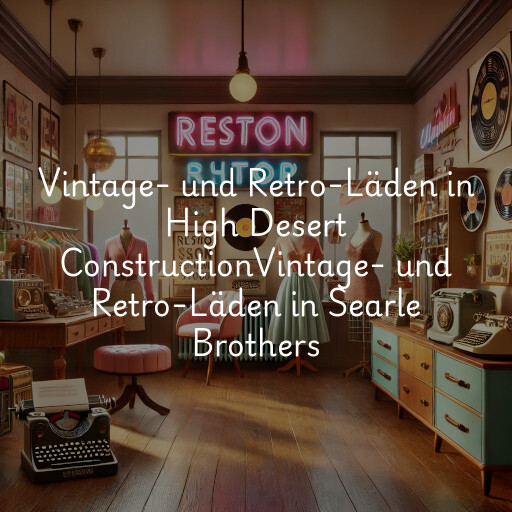 Vintage- und Retro-Läden in