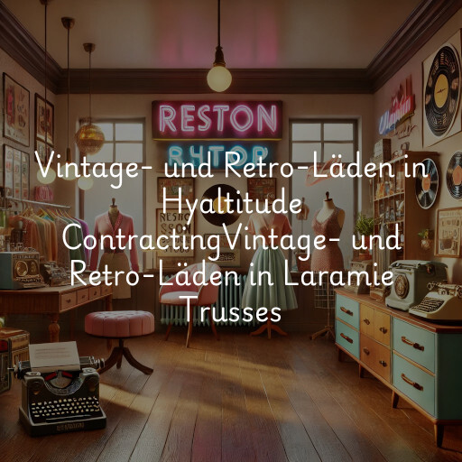 Vintage- und Retro-Läden in