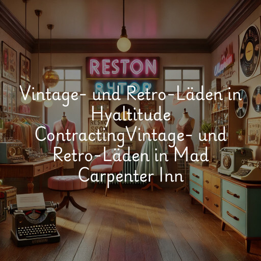 Vintage- und Retro-Läden in