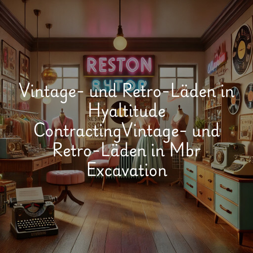 Vintage- und Retro-Läden in