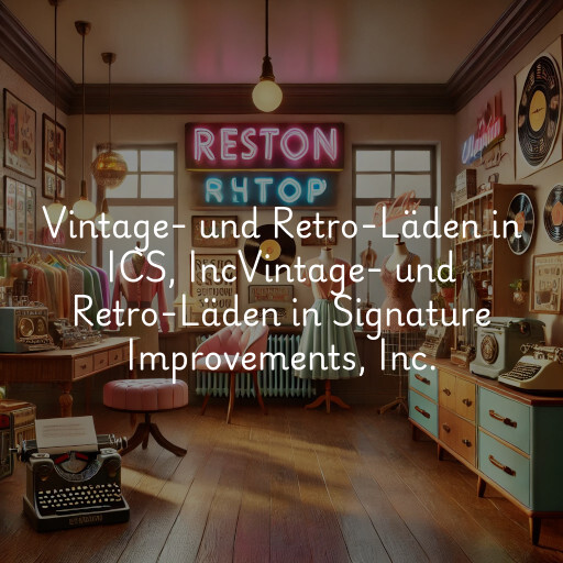 Vintage- und Retro-Läden in