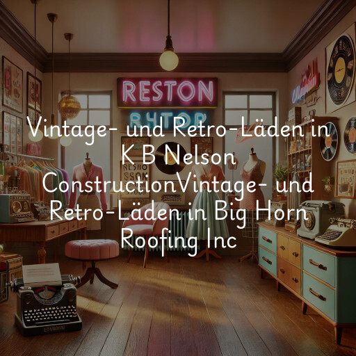 Vintage- und Retro-Läden in