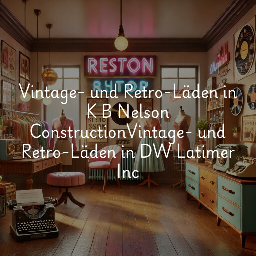 Vintage- und Retro-Läden in
