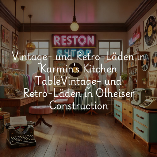 Vintage- und Retro-Läden in