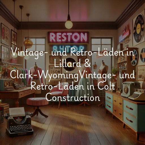 Vintage- und Retro-Läden in