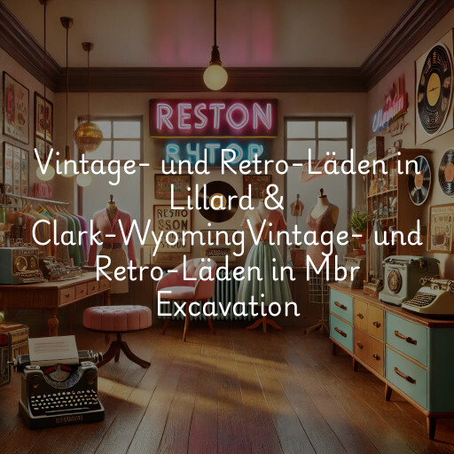 Vintage- und Retro-Läden in