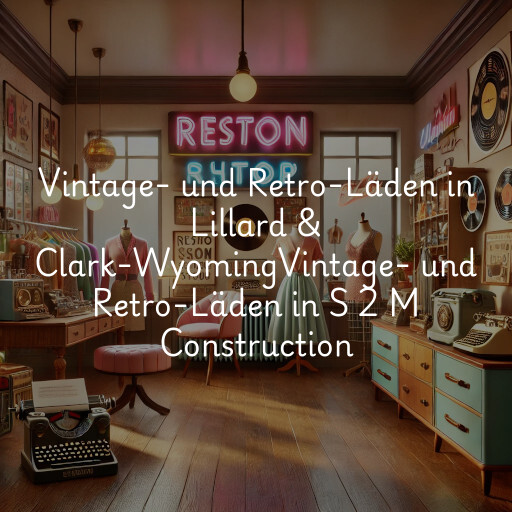 Vintage- und Retro-Läden in