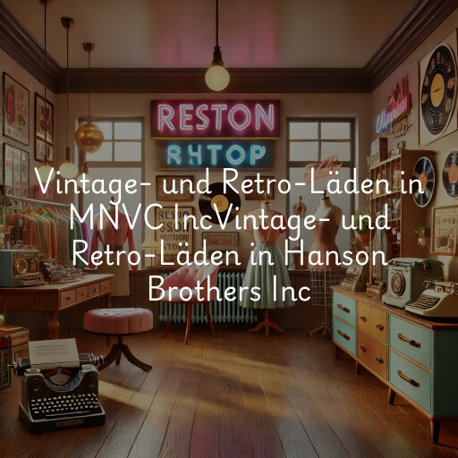Vintage- und Retro-Läden in
