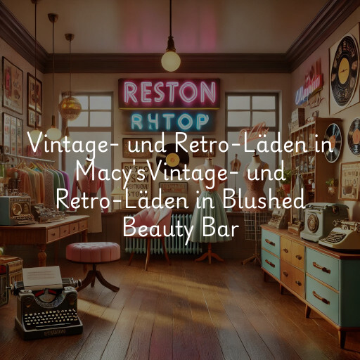 Vintage- und Retro-Läden in