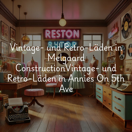 Vintage- und Retro-Läden in