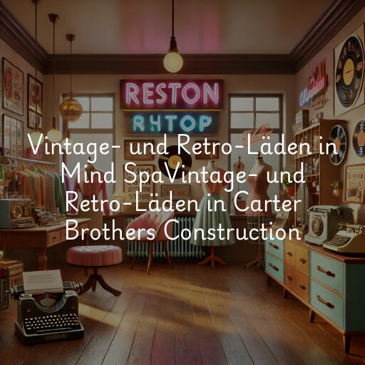 Vintage- und Retro-Läden in