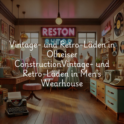 Vintage- und Retro-Läden in