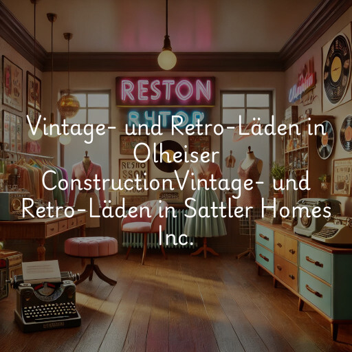 Vintage- und Retro-Läden in