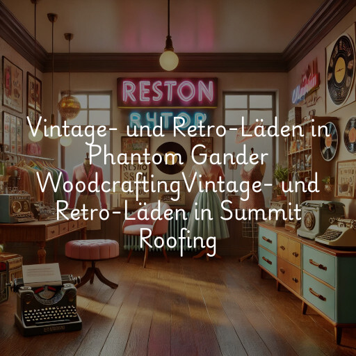 Vintage- und Retro-Läden in