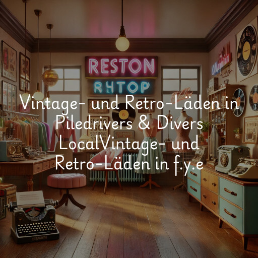 Vintage- und Retro-Läden in