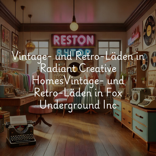 Vintage- und Retro-Läden in