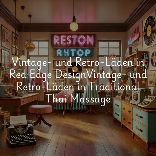Vintage- und Retro-Läden in