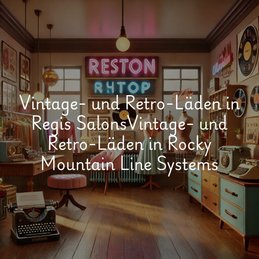 Vintage- und Retro-Läden in