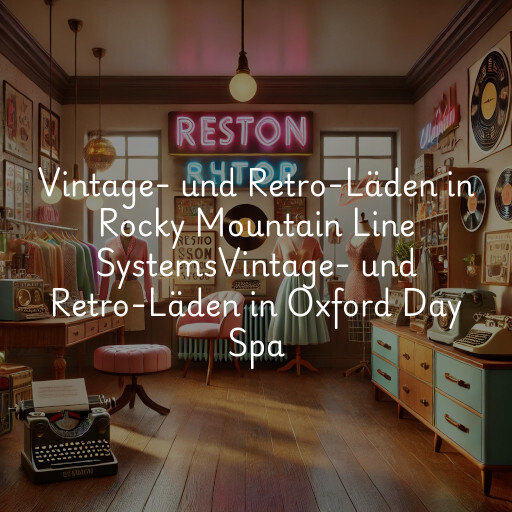 Vintage- und Retro-Läden in