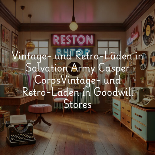 Vintage- und Retro-Läden in
