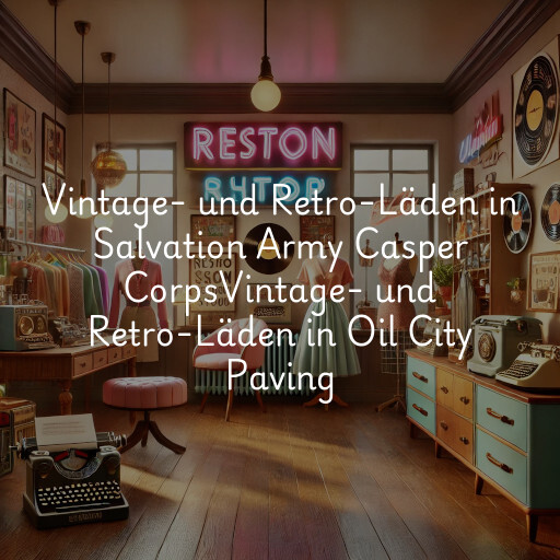 Vintage- und Retro-Läden in