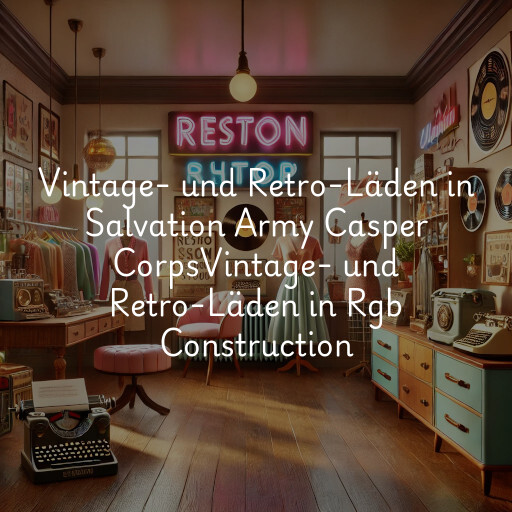 Vintage- und Retro-Läden in