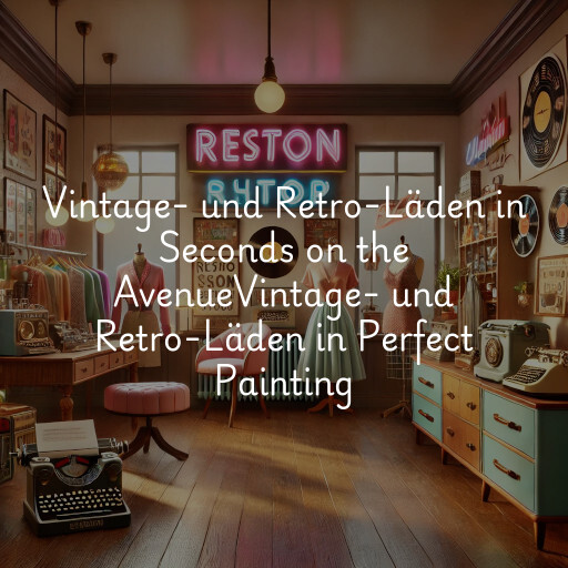 Vintage- und Retro-Läden in