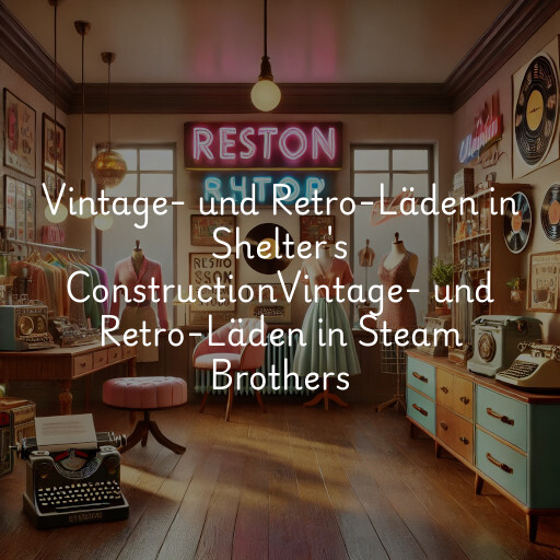 Vintage- und Retro-Läden in