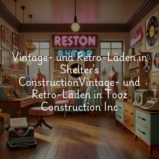 Vintage- und Retro-Läden in
