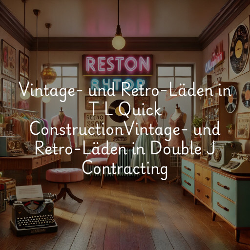 Vintage- und Retro-Läden in