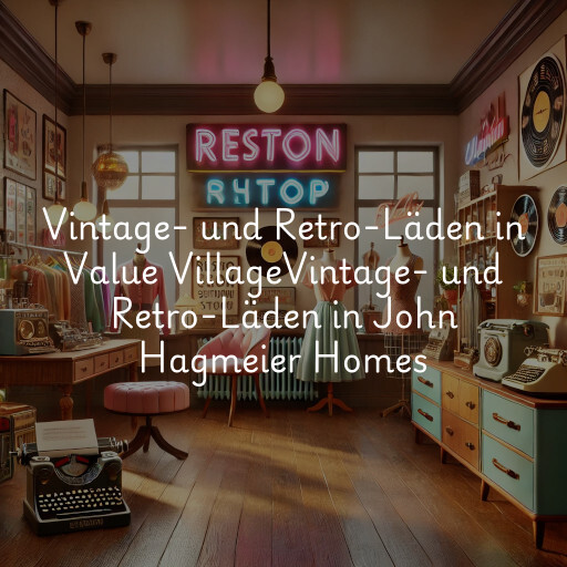 Vintage- und Retro-Läden in