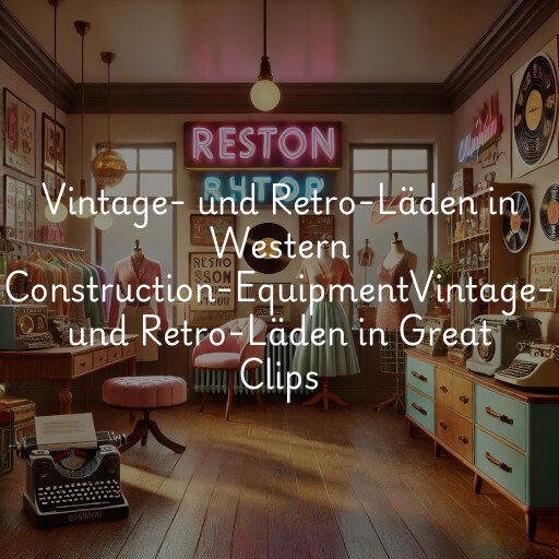 Vintage- und Retro-Läden in
