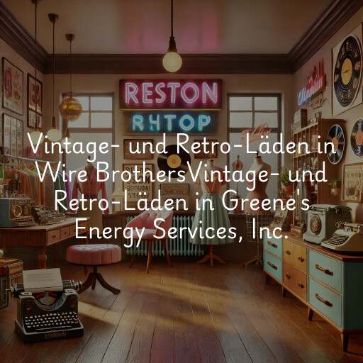 Vintage- und Retro-Läden in