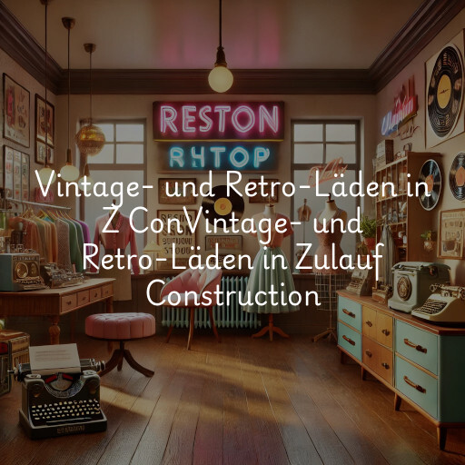 Vintage- und Retro-Läden in